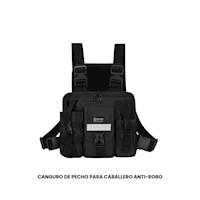 CANGURO DE PECHO PARA CABALLERO ANTI-ROBO
